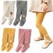 Silkglory Tights for Girls 2 Pcs Girls Leggings Baby Toddler Girls' Tights Newborn Pantyhose for Girls 2-9 Years White/Grey/Pink/Ginger 6-7 Years White/Grey