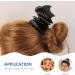 Beavorty Bat Hair Claw Clips Halloween Bat Hair Clamp Acetic Acid Strong Hold Non-slip Hair Barrette Gothic Horror Bat Headwear Hair Styling Accessories Black - Buy Online on GoSupps.com