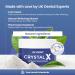 DrDent CrystalX Teeth Whitening Powder 30g - Stain Remover & Plaque Removal for Adults | Sensitive Teeth Oral Care - Buy Online on GoSupps.com