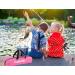 PLUSINNO Kids Fishing Pole with Spincast Reel Telescopic Rod Combo - Pink 47.24In - Ideal for Boys, Girls, and Adults - Buy Online on GoSupps.com