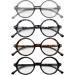 Eyekepper 4-Pack Bifocal Reading Glasses for Women - Small Lens Round Bi-focal Readers (Clear Lens Mixed Colors 3.0x) - International Shipping Available - Buy Online on GoSupps.com