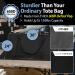 Sleekspace 24x36 Inch Art Portfolio Case | Soft Professional Storage Bag with Multi Handles for Artwork, Presentation Book, and TV Transport - Buy Online on GoSupps.com