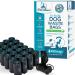PetCellence Biodegradable Dog Poo Bags - 330 Poop Bags / 22 Rolls - Cornstarch Blend Extra Thick & Strong 100% Leak Proof with Poo Bag Dispenser Black 330 count (Pack of 1)