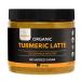 Organic Turmeric Latte Powder USDA Certified No Added Sugar Turmeric Supplement with Ceylon Cinnamon Zealthy Life 45 Servings