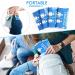 12 PCS 800ML Urine Bag for Travel & Emergency | Disposable & Portable Vomit Bags | Ideal for Camping, Traffic Jams, Pregnant Women, Patients & Kids | Unisex | Blue - Buy Online on GoSupps.com