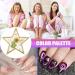 Palette de Vernis Ongles Tablette de Maquillage Multi-Couleurs pour Nails | Plateau R sin Bord Or l gant pour Pratique Manucure Domicile Institut Beaut Salon Femmes Pentacle - Buy Online on GoSupps.com