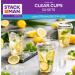 16 oz. Clear Cups with Strawless Sip-Lids | 50 Sets PET Crystal Clear Disposable Plastic Cups with Lids - Buy Online on GoSupps.com