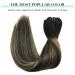 Buy Doores Clip-In Extensions - Real Hair Balayage Natural Black to Light Blonde - 45cm 18 Inch 120g Remy Straight Extensions - Buy Online on GoSupps.com