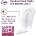 One by Poise 2-in-1 Period & Bladder Leakage Daily Liner - Long Extra Coverage 50 Count - Buy Online on GoSupps.com