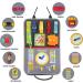 Hb.ye BusyBook Busy Board for Toddlers | Montessori Educational Sensory Toy | Develop Motor Skills & Learning for Ages 1-4 | Gray - Buy Online on GoSupps.com
