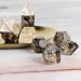 Transparent Resin Polyhedral 7-Die Dice Set for DnD, RPG, MTG - Smoke Black White - 2 Sets - Buy Online on GoSupps.com
