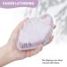 Buy Sndyi Silicone Body Brush - Gentle Exfoliating Shower Scrubber Leaf-Shaped Silicone Sponge for Sensitive Skin - Purple Lavender - Buy Online on GoSupps.com