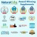 Natural Cure Labs L-Lysine + Monolaurin 600mg 1:1 Ratio - 100 Capsules - Buy Online on GoSupps.com