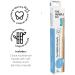 The Humble Co. Bamboo Toothbrush & 3 Toothbrush Heads - Vegan, Eco-Friendly, BPA-Free, Soft Bristles | Sustainable Zero Waste Oral Care Set (Blue) - Buy Online on GoSupps.com