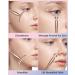 Metal Eye Cream Applicator Tool | Eye Roller for Puffiness & Wrinkles | Skincare Massager & Scraper Wand in Rose Gold - Perfect Gift for Women - Buy Online on GoSupps.com