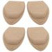 COHEALI 2 Pairs Anti Drop Heel Half Size Pad Shoe Insoles High Heel Cushions Womens Block Heels Metatarsal Heel Inserts Metatarsal Cushion Toe Plug Women's Sponge Knitted Fabric