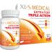 XLS MEDICAL Extra Strong - Weight Loss Aid - Triple Action - Reduces Calorie Absorption - 120 Tablets - Buy Online on GoSupps.com