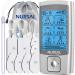 NURSAL TENS Unit Muscle Stimulator Machine for Pain Relief Therapy, Electric Stim Massager for Back, Neck, Muscle Pain Relief Product ( FSA or HSA Eligible)