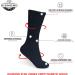 Diamond Star Diabetic Crew Socks for Men Women - 12 Pairs (Size 9-11) Navy - Doctor Approved & Non-Binding - Buy Online on GoSupps.com