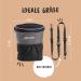 Rudelk nig Dog Treats & Practical Walk Bag - Training Treats with Feces Bag Dispenser Zipper Stone Gray - Buy Online on GoSupps.com