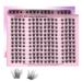Cluster Eyelash Extensions 192 PCS Cluster Lashes Wispy DIY Individual Lashes Cluster Super Thin Band Eyelash Clusters Soft Mink False Eyelashes Mixed Tray