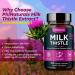 Milk Thistle 150mg Capsules - 120 Count Liver Cleanse Detox Support with Silymarin Extract for Immune Boost - Natural Non-GMO Supplement Made in USA - Buy Online on GoSupps.com