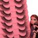 Mavphnee Fox Eye Lashes - Wispy Natural Looking L Curl 18MM Fake Eyelashes for Bratz Cat Eye - Angel Wing Look, Pack of 4 - Buy Online on GoSupps.com