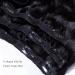 Body Wave Clip In Human Hair Extensions - 120g 8pcs 16 #1B Natural Black - Women's Wavy Hairpiece - BW-Natural Black - Buy Online on GoSupps.com