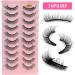 7D01 Russian Strip Lashes 10 Pairs - Reusable & Natural Look Faux Mink Lashes - Buy Online on GoSupps.com