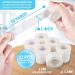 JJ CARE Transparent Medical Tape - 12 Pack 1"x10 Yards No Residue Clear Surgical Tape for Wound Care Easy-Tear First Aid Tape - Buy Online on GoSupps.com