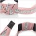 Kalyn 3Pcs Fashion Rhinestone Diamond Headbands - Satin Knot Hair Bands for Women & Girls (Gray, Pink, Yellow) - Buy Online on GoSupps.com