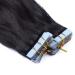 Premium Tape-In Hair Extensions - #1B/Castle Ombre - 40cm - 100% Remy Real Hair - Tresse by Novon - Buy Online on GoSupps.com