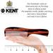 Kent 10T Large Coarse Hair Detangling Comb - Wide Teeth for Long Thick Curly Hair | Handmade in England | Tortoiseshell Finish | Ideal for Wet and Dry Hair - Buy Online on GoSupps.com