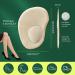 Metatarsal Pads & Heel Inserts for Women | Ball of Foot Cushions & Arch Support | All Day Pain Relief | Reusable Heel Pads for Loose Shoes | 3 Pairs Beige Black & Clear - Buy Online on GoSupps.com