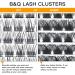 D Curl Cluster Lashes 12-18mix 72 Clusters - DIY Soft Fluffy Eyelash Extensions | B&Q - Buy Online on GoSupps.com