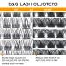 DIY Lash Clusters D Curl 16mm - 72 Mega Volume Eyelash Extensions for Home Use - Buy Online on GoSupps.com