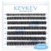 Lash Clusters 84 Pcs Cluster Lashes Eyelash Clusters DIY Cluster Eyelash Extensions Individual Lashes Soft and Comfortable (Overcast D-8-16mix) D-Mix (8-16mm) Overcast