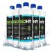 Biohy clear average (6 x 1 liter) |Organic dishwasher |Ideal for all dishwashers |Extra strong fat solder for gastronomy & household |Fresh shine on glass & dishes 1 L (6 Pack)