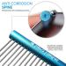 Paws Pamper Greyhound Comb for Dogs and Cats - Long Teeth, Wide Handle - Enhanced Grooming Experience - 50% Fine Pins - 1 Count - Buy Online on GoSupps.com