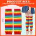 Sintege Rainbow Stripe Baby Kids Leg Warmers for Boys Girls (6 Months to 5 Years) - Bright & Colorful - Buy Online on GoSupps.com