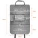Firschoie Autositz Organizer - Durable Felt Backrest Protector & Car Seat Organizer with Adjustable Straps - Anti-Kick Protection for International Shipping - Buy Online on GoSupps.com