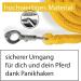 Leadership Knit with Panic Hooks for Horses - Stylish Binding Leash for Ponies Donkeys & Goats (Yellow) - Buy Online on GoSupps.com