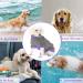 Bibykivn Microfiber Dog Bathrobe | Super Absorbent Quick Drying Pet Cuddle Bumper with Adjustable Straps for Dogs & Cats (S Gray) - International Shipping Available - Buy Online on GoSupps.com
