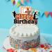 Basketball Cake Topper - Happy Birthday Shield | Sports Theme Decor for Young Girls - Buy Online on GoSupps.com