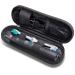 Mijibisu Toothbrush Travel Case Compatible with Philips Sonicare DailyClean 1100 ProtectiveClean 4100/5100/6100/6500 Sonicare ExpertClean 7500 and More.(CASE ONLY).Black