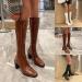 Waterproof Velvet Ankle Boots - Retro Chunky Heel Booties for Women - Black - Buy Online on GoSupps.com