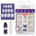 Nailene So Natural Artificial Nails, Undecorated  Fake Nail Kit with 216 Nails (12 Sizes) and Nail Glue Included  Designed for Comfort & Natural Look  False Nails with up to 7 Days of Wear