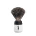 nom MAX shaving brush pure badger hair white