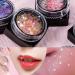 Ckfyahp 12 Colors Holographic Chunky Body Glitter Gel | Face Hair Lips & Nail Art for Festivals & Parties - Eye-Catching Makeup Decoration - Buy Online on GoSupps.com