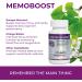 MEMOBOOST Memory Supplement - Natural Brain & Clarity 120 Capsules jar 120 - Buy Online on GoSupps.com